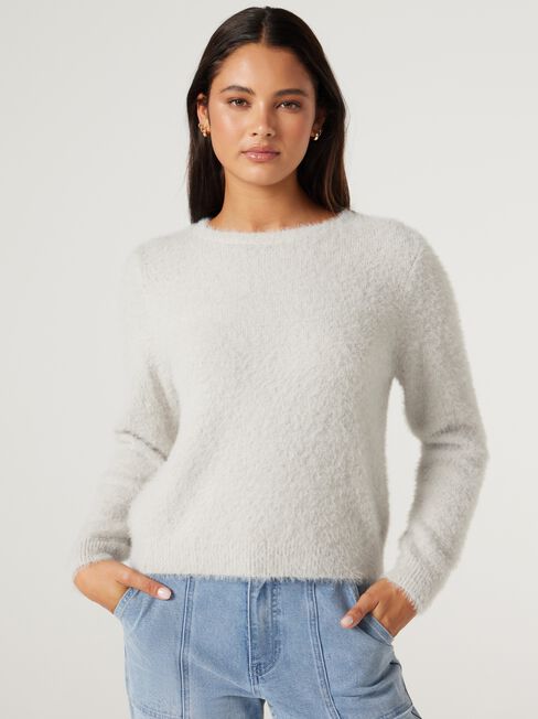 Elsa Crew Popover, Grey, hi-res