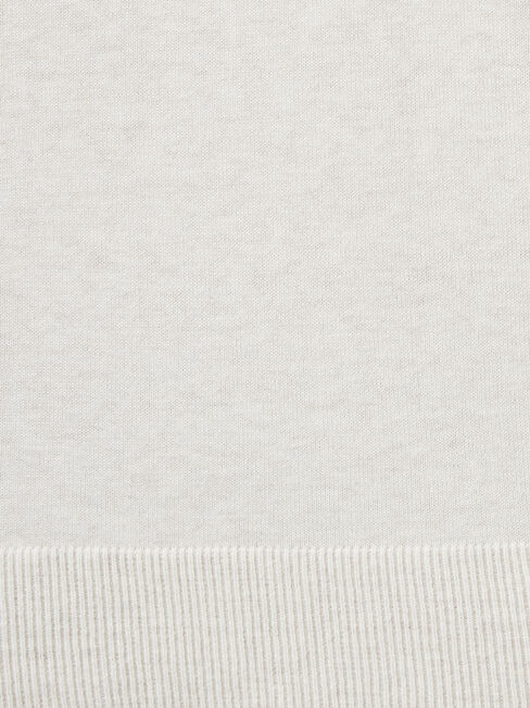 Stella Cotton Knit, White, hi-res