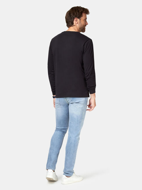 Weston Long Sleeve Tee, Black, hi-res