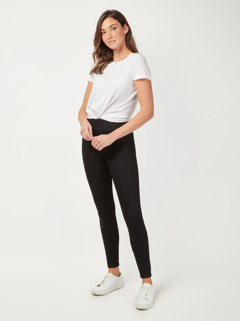 Tessa J-Luxe Skinny Jeans Black