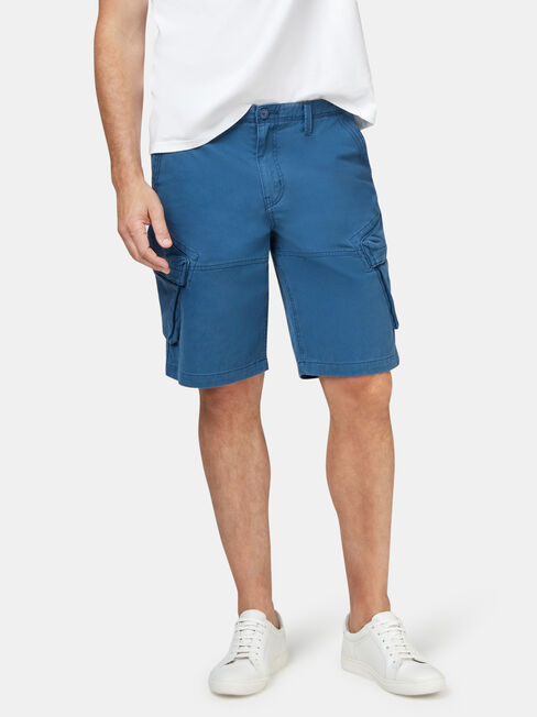 Archie Cargo Short, Blue, hi-res