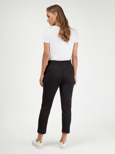 Aria Ponte Jogger, Black, hi-res