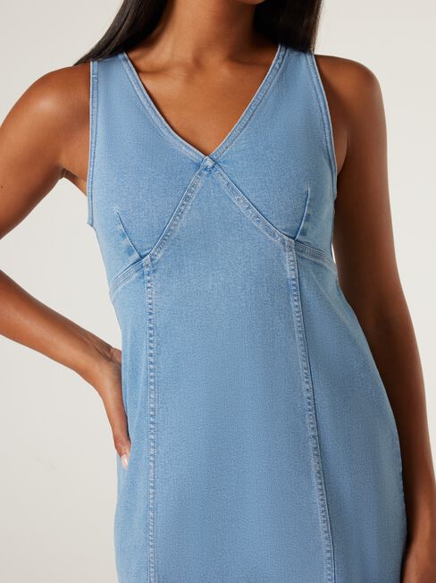 Lou Denim Dress, Light Vintage, hi-res