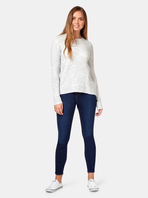 Willow High Low Pullover, Grey, hi-res