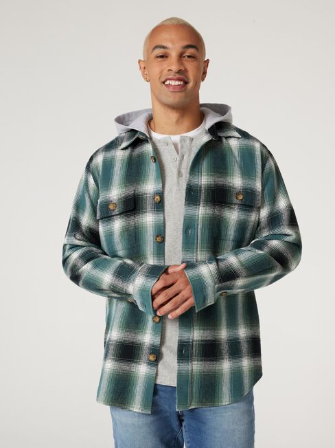 Rowan Hooded Shacket | Jeanswest