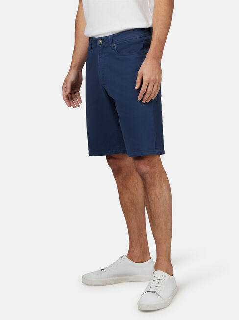 Milton 5 Pocket Short, Blue, hi-res