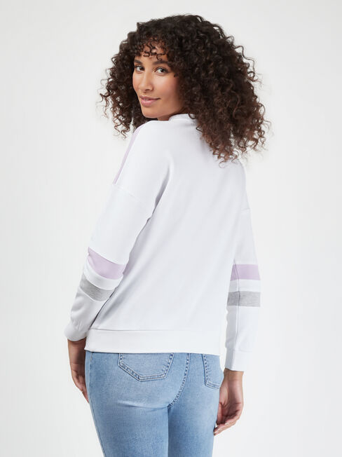 Dante Drop Shoulder Sweat, Print, hi-res