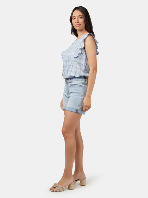 Mariana Boyfriend Short, Distressed, hi-res