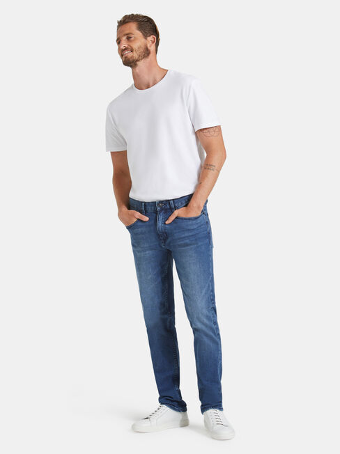 Skinny Jeans Mid Blue, Mid Indigo, hi-res