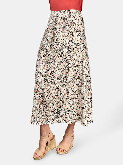 Gabriella Soft Skirt, Multi, hi-res