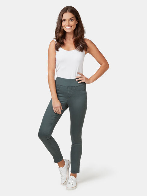 Tummy Trimmer Luxe Lounge Jeans, Coloured, hi-res