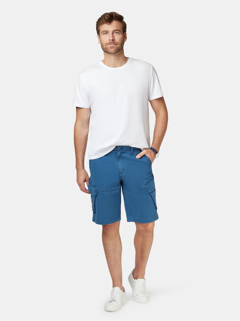 Archie Cargo Short, Blue, hi-res