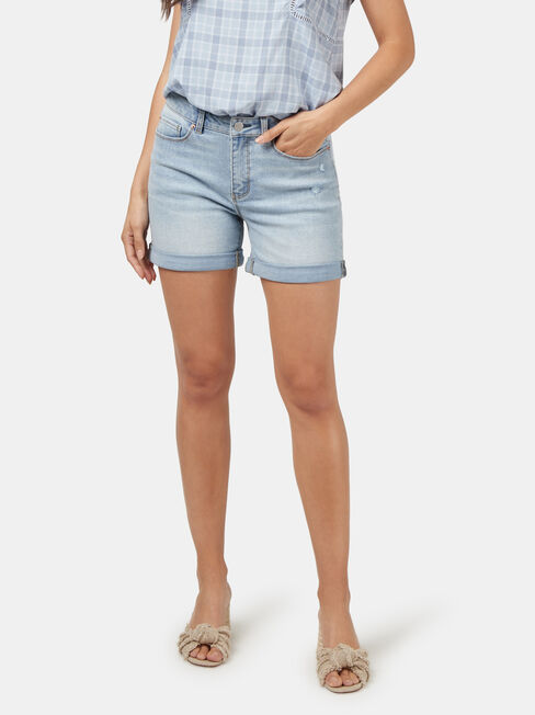 Mariana Boyfriend Short, Distressed, hi-res