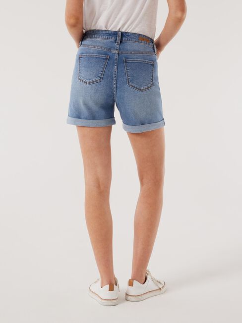 Mariana Boyfriend Short, Blue, hi-res