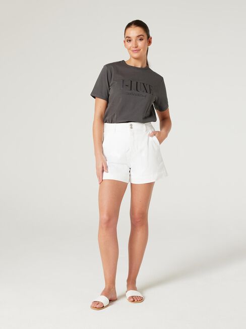 J-Luxe T-Shirt, Charcoal, hi-res