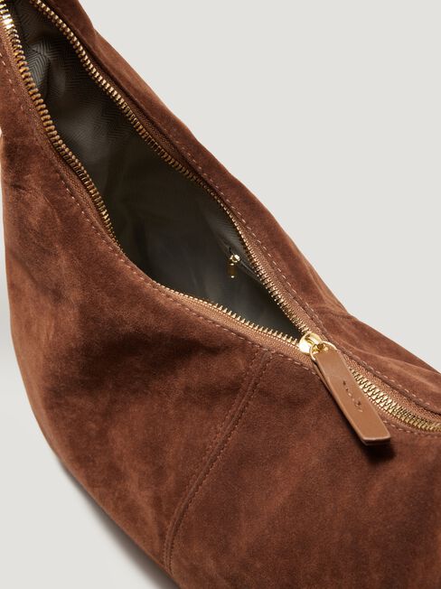 Freya Hobo Bag, Tan, hi-res