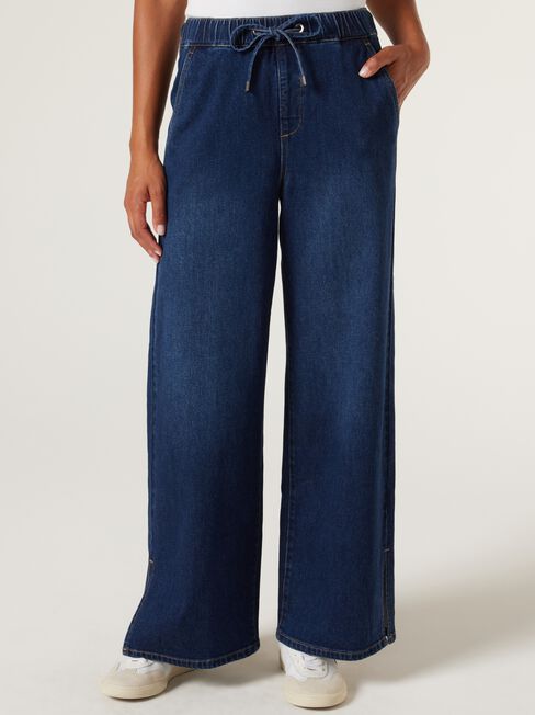 Hayley J-Luxe Split Hem Jeans