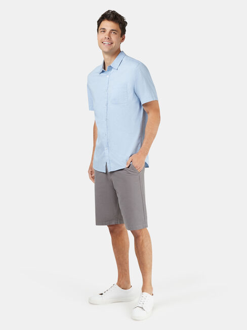 Kennedy Short Sleeve Shirt, Light Indigo, hi-res