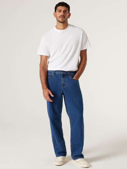 Brooklyn Relaxed Jean, Bright Indigo, hi-res