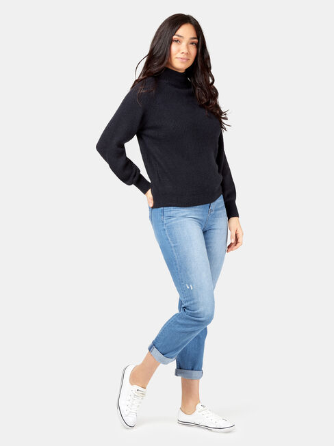 Uma Embellished Pullover, Blue, hi-res
