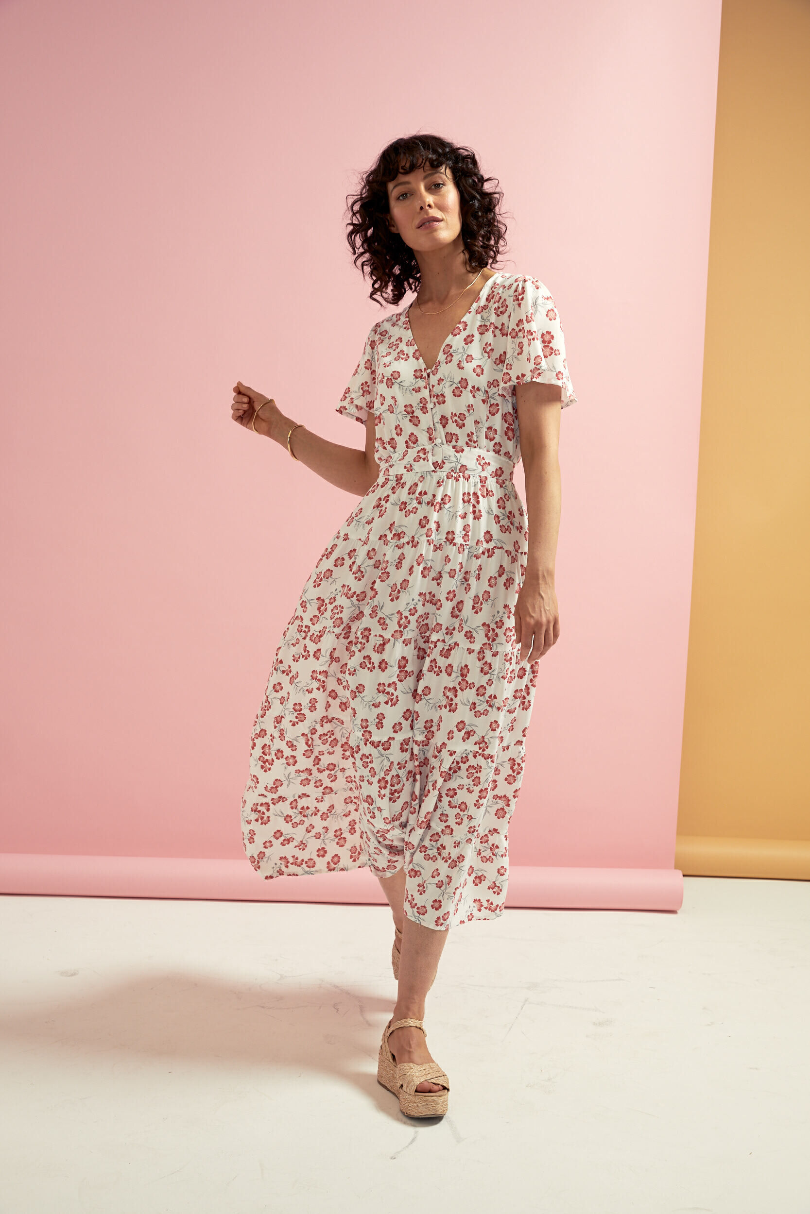 Belinda Maxi Tie Front Dress Jeanswest
