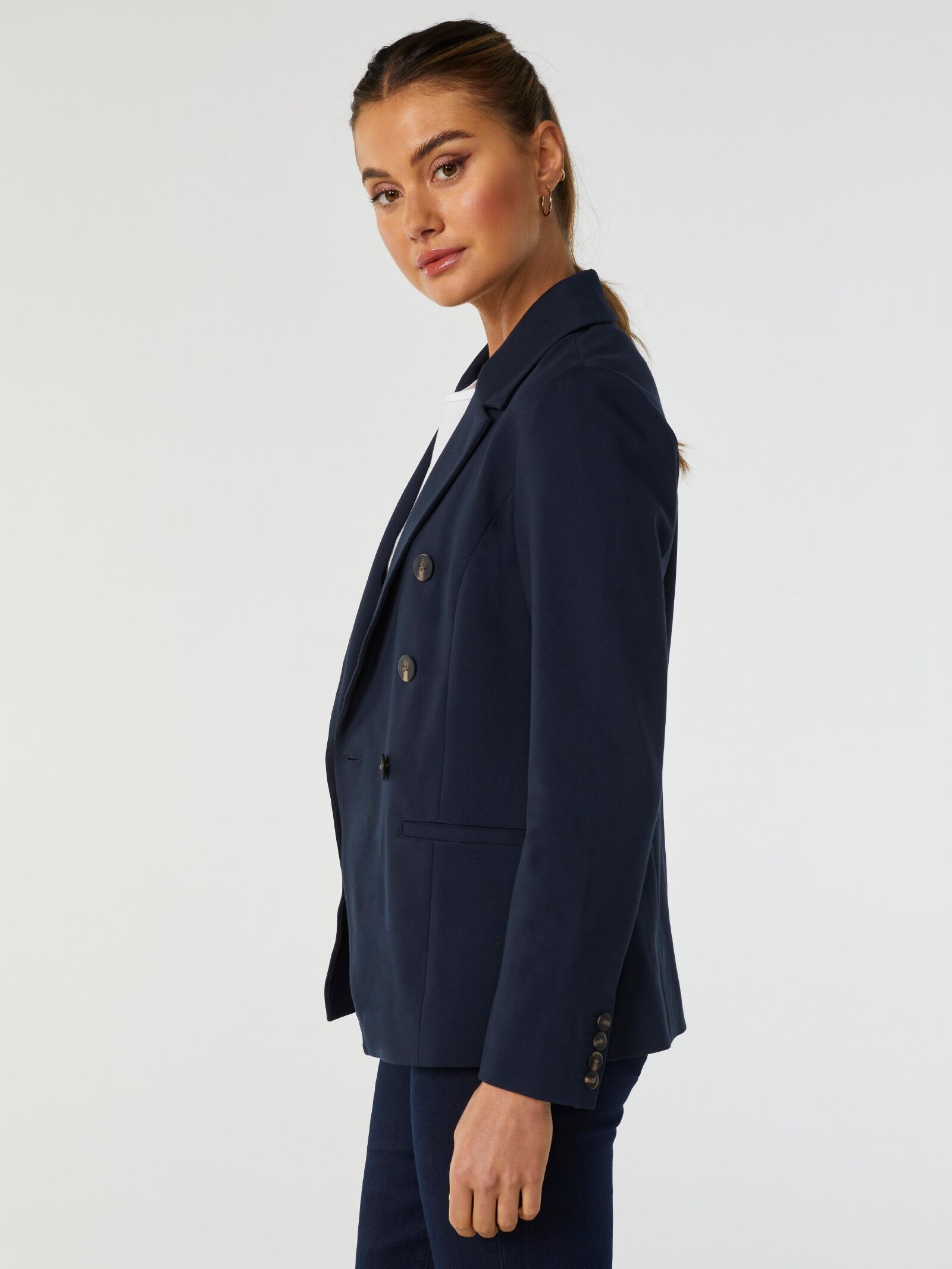 Navy ponte jacket on sale