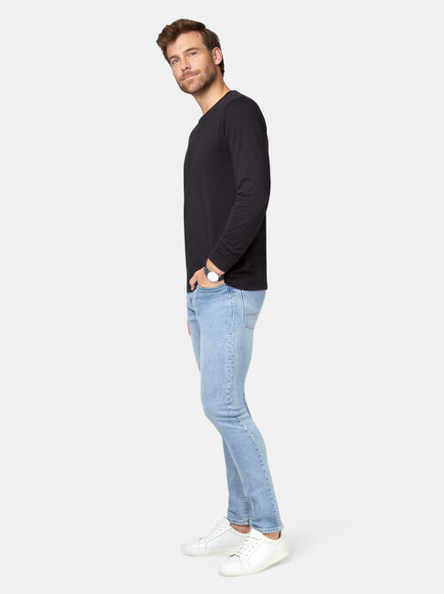 Weston Long Sleeve Tee, Black, hi-res