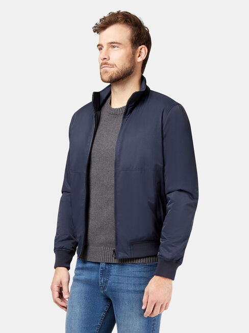 Jed Bomber Jacket, Blue, hi-res