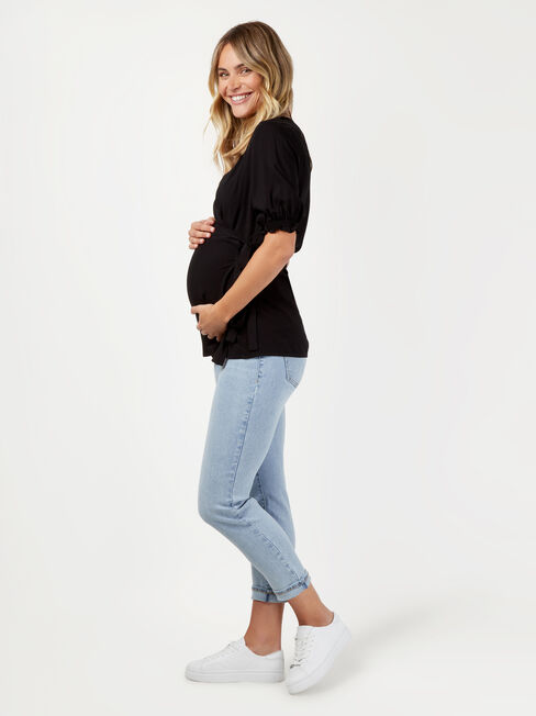 Eloise Cross Over Maternity Tee