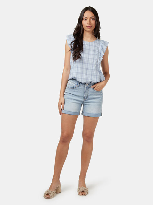Mariana Boyfriend Short, Distressed, hi-res