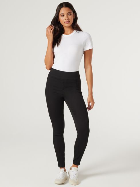 Tessa Panel Skinny Jean, Black, hi-res
