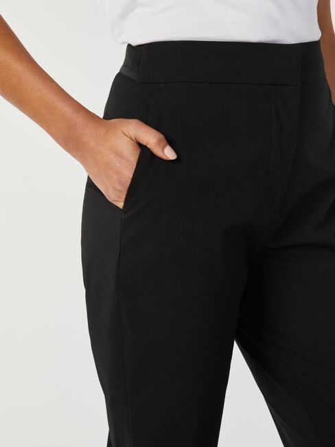Courtney Essential Slim Fit Pant, Black, hi-res