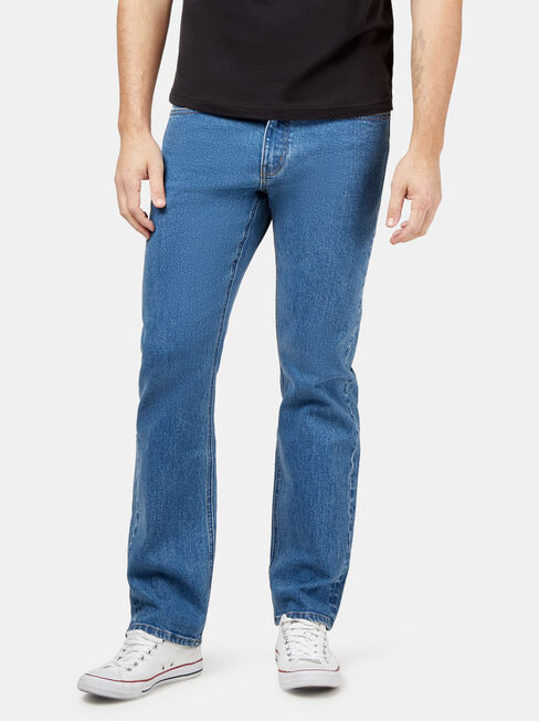 Straight Leg Jeans True Classic, Mid Indigo, hi-res