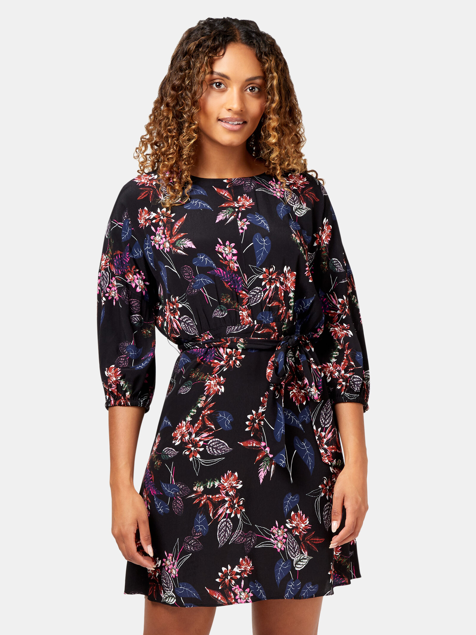 Lacey Print Dress Jeanswest
