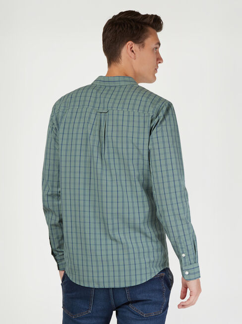 LS Slate Check Shirt, Stripe, hi-res
