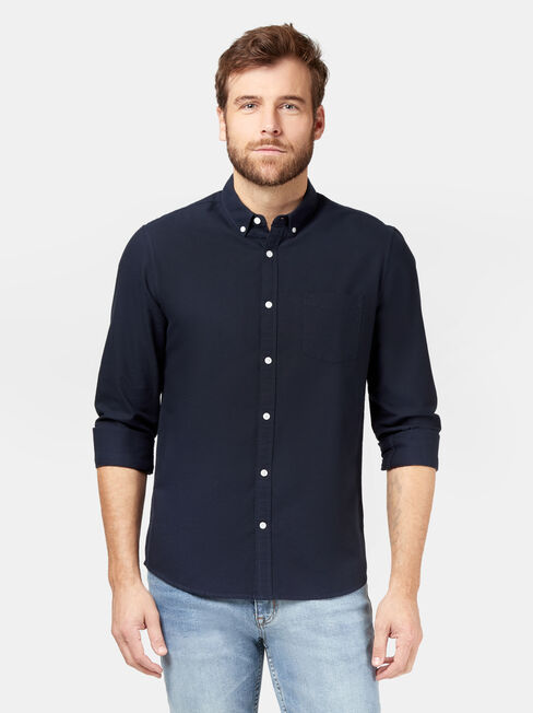 Peyton Long Sleeve Oxford Shirt, Blue, hi-res