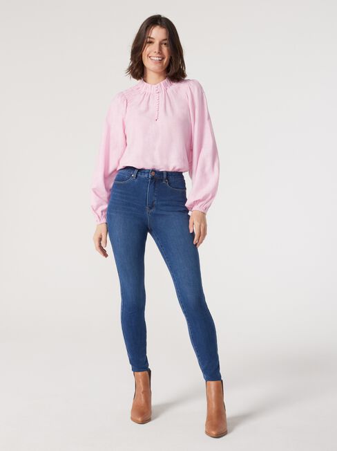 Amelia Button Down Blouse, Multi, hi-res