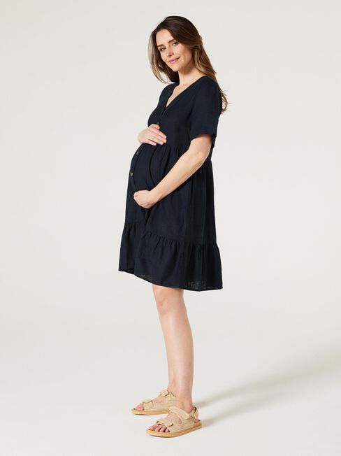 Billie Button Down Smock Dress