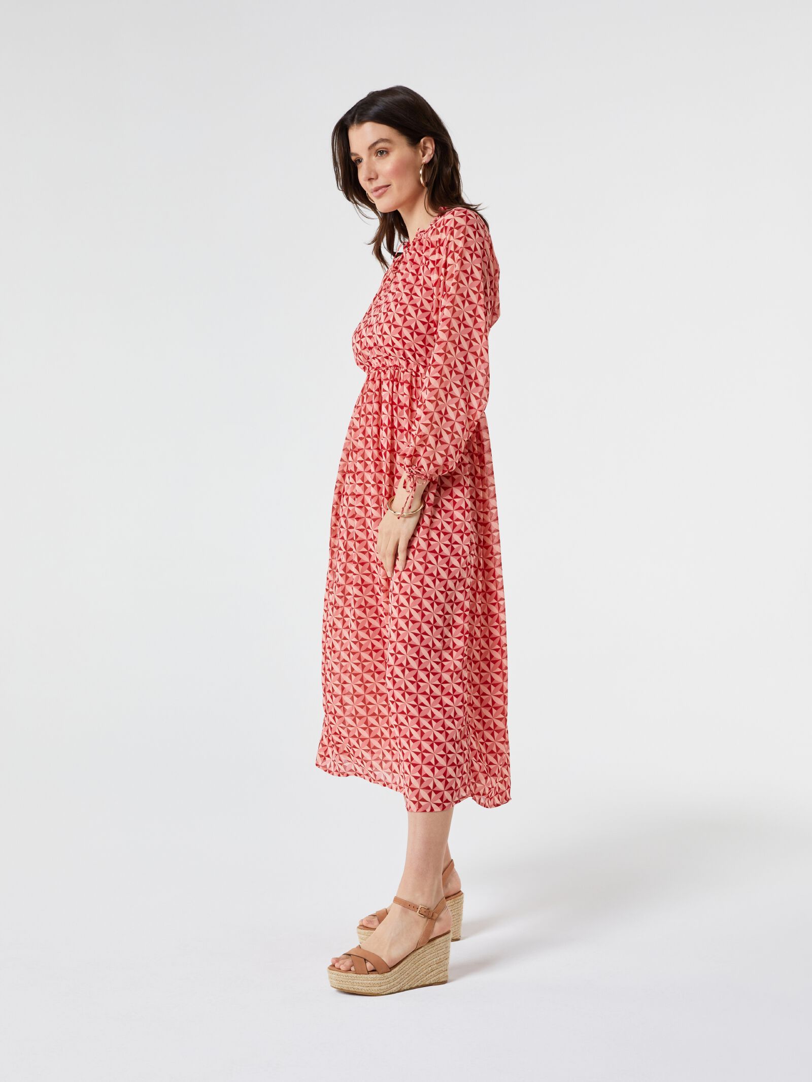 Bexley Tie Neck Maxi Dress Jeanswest