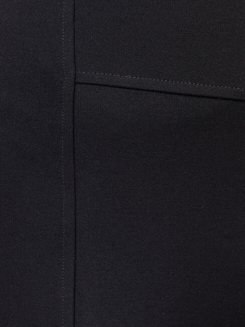 Naomi Tummy Trimmer Ponte Pant, Black, hi-res