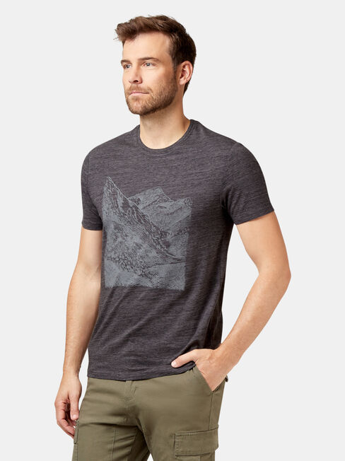 SS Arthur Print Crew Tee, Black, hi-res