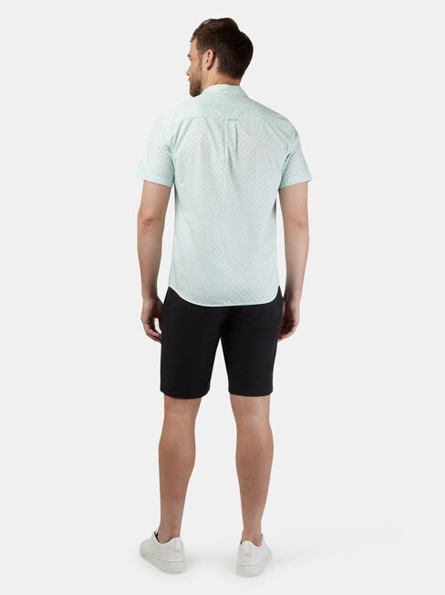 Mercer Short Sleeve Print Shirt, Green, hi-res