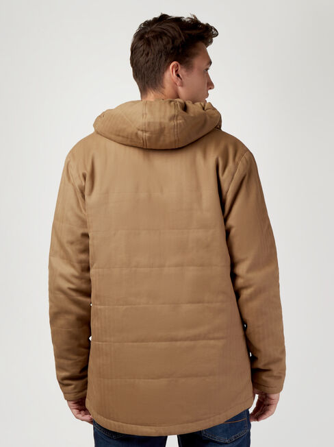 Dante Drill Jacket, Brown, hi-res