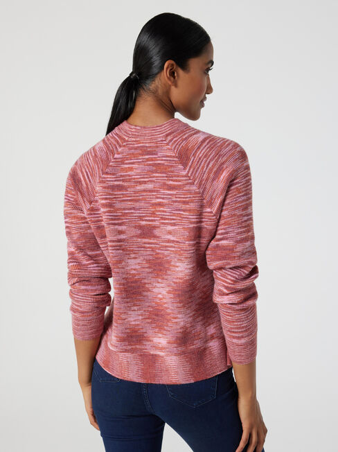 Maisy Space Dye Knit, Pink, hi-res