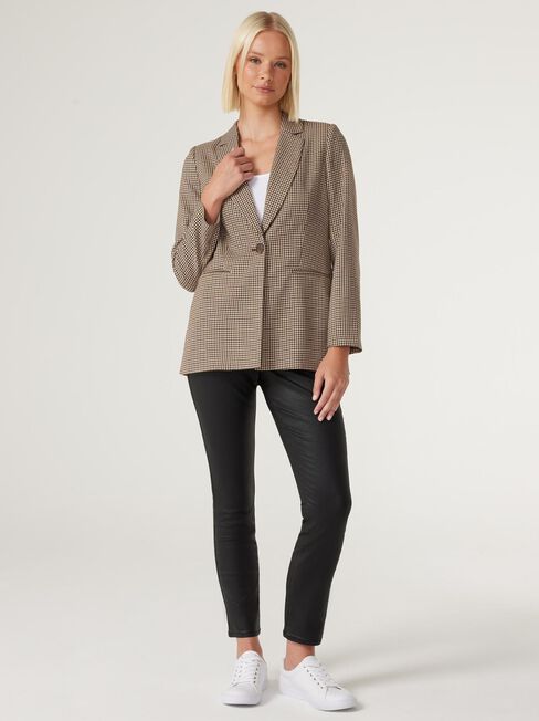 Danica Houndstooth Blazer