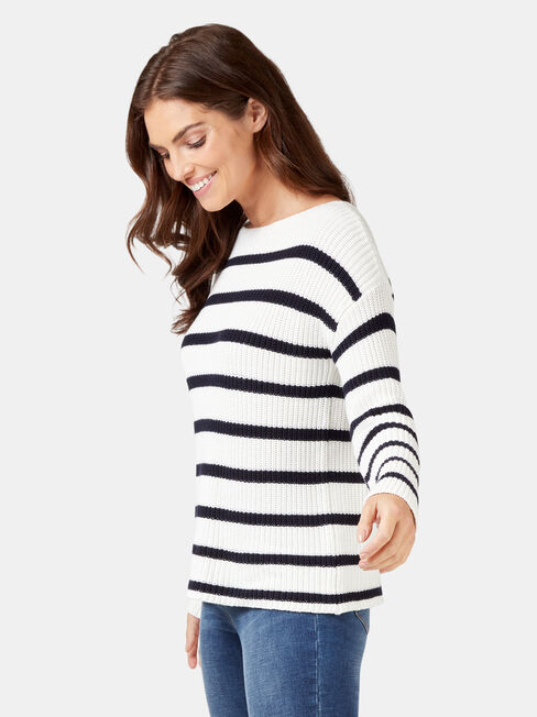 Grace Stripe Knit, Stripe, hi-res
