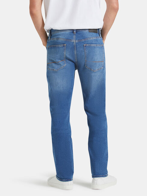 Slim Straight Jeans Light Wash, Light Indigo, hi-res