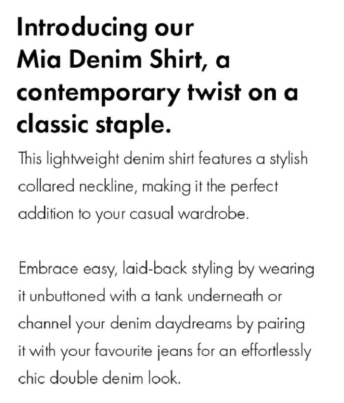 Shop Mia Shirt