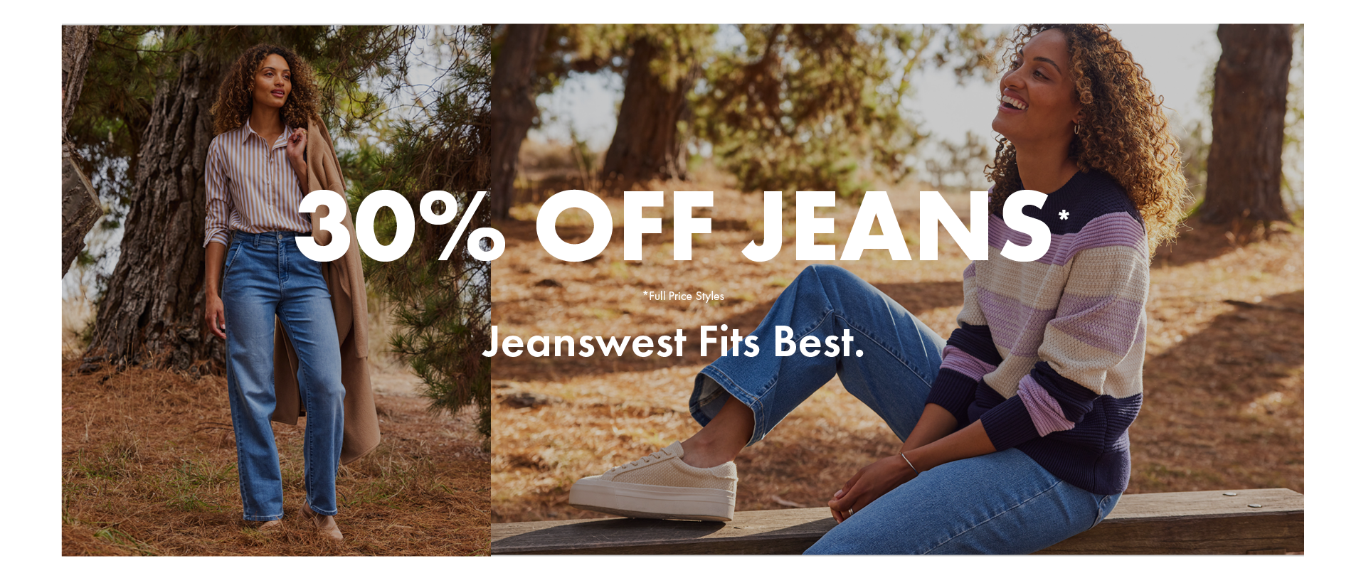 Sale Frenzy - 30% off Jeans*