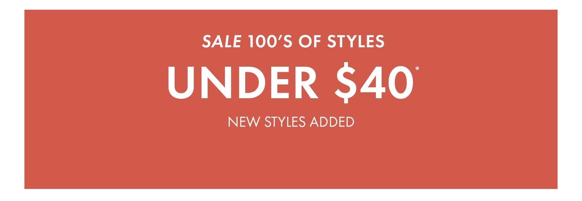 Sale Styles under $40